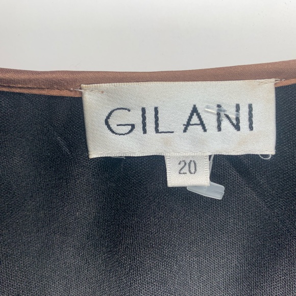 Vintage Bronze Gold Stripe Double Zip Blazer Plus Size - Picture 6 of 15